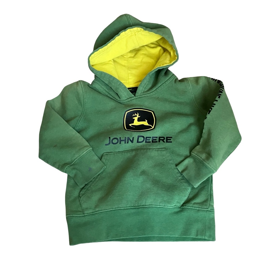 John Deere Toddler Green Hoodie 2T Pullover